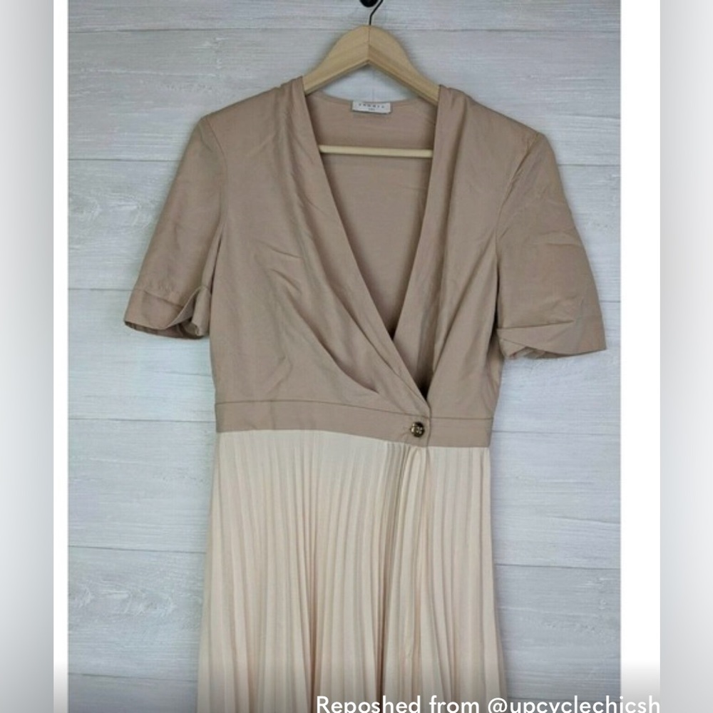 New Sandro Gladis Wrap Dress Size 40 EU 10 US - Picture 8 of 10
